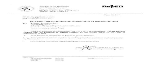 www.depedcebuprovince.gov.ph memo|Department of Education .